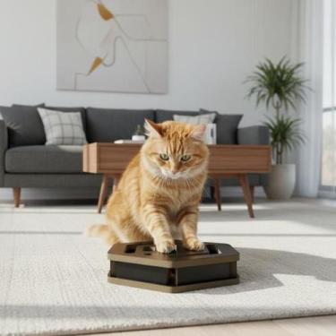 Imagem de Brinquedo Para Gatos Labirinto Integrativo Bolinha Para Gatos com Guiz