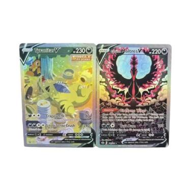 Imagem de Cartas PTCG Psyduck Salamence Crobat Mewtwo DIY EN - Jogo Clássico Fei