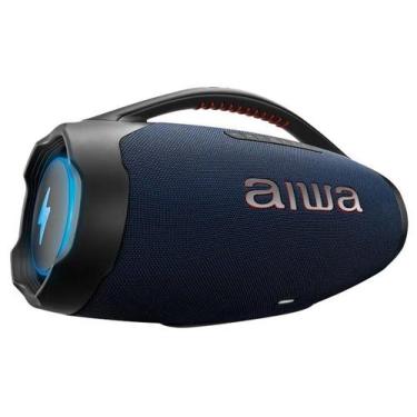 Imagem de Caixa de Som Boombox Plus AIWA BBS-01-LBL 200W Bluetooth 30H IP66 USB 