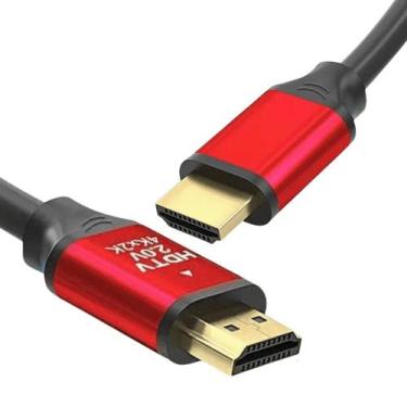 Imagem de Cabo HDMI F3 2.0 3D 4K 5 Metros LU-2-DMI5.0 cor preto