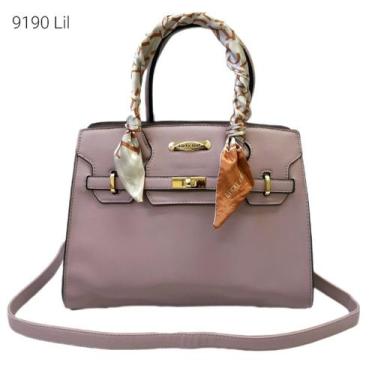 Imagem de Bolsa Feminina Mão / Transversal com Lenço 9190 - Lucky Girl, Lilás