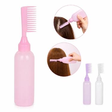 Imagem de Pente Aplicador de Tinta para Cabelo Frasco Dosador 150ml para Retoque de Raiz e Coloração Yeet