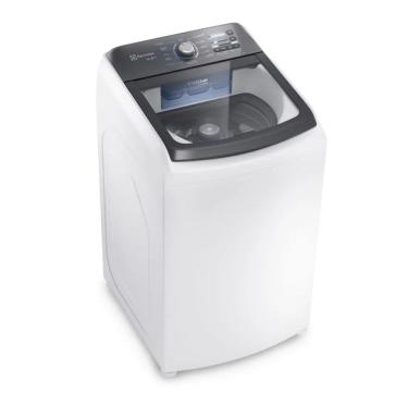Imagem de Máquina  De Lavar  Electrolux LEE15 14,5kg  Efficient  Cesto Inox e Jetclean Branco - 127v