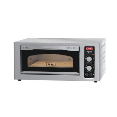 Imagem de Forno Assador para Pizza Elétrico Gpaniz FPE-400A em Aço Inox com Pedra Refratária Analógico 220V