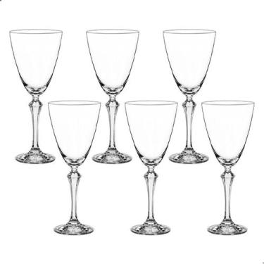 Imagem de Taça de Cristal Bohemia 350 ml Elisabeth 6 Peças - Bohemia Crystal