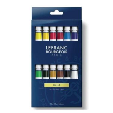 Imagem de Kit tinta a óleo Lefranc and Bourgeois Fine (12 cores) - Lefranc Bourg