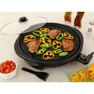 Imagem de Grill Redondo Cook e Grill 40 Mondial, Preto, 110V