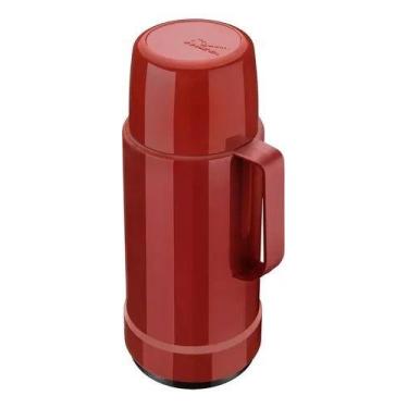 Imagem de Garrafa Térmica Invicta Glt Rolha 500ml Vermelho Velvet Chá Café