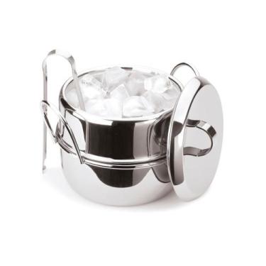 Imagem de Balde termico para gelo com pinça 1 litro forma inox 802019-nq