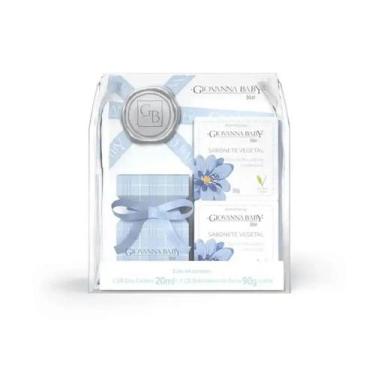 Imagem de Kit Colônia Blue 20ml + 2 Sabonetes 90g Giovanna Baby