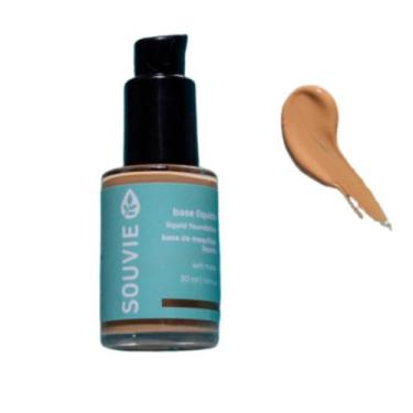 Imagem de Base Liquida Facial Amendoa 50 Hipoalergênica FPS 20 Souvie