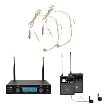 Imagem de Sistema de transmissao dylan s/ fio bodypack uhf dw906 power
