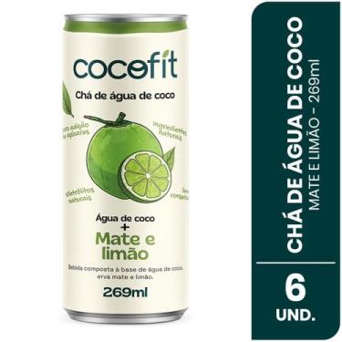 Imagem de Cha Agua De Coco Mate Limão Cocofit 269ml
