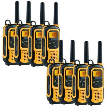 Imagem de 8x Rádio Comunicador PROVA D'água INTELBRAS RC4102 - Walkie Talkie HT