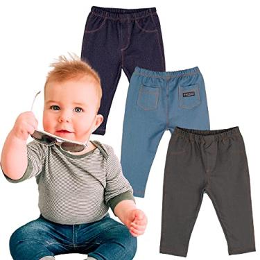 Kit Com 3 Calças Jeans Infantil ou Juvenil Para Meninas. Roupa