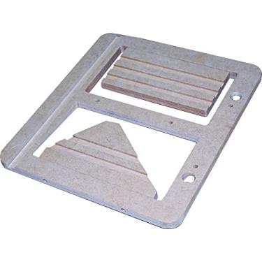 Imagem de Trident - Suporte universal para pranchetas A4 em MDF 12mm | 3 Posições de inclinação (20°, 40°, 60°) | Fácil de desmontar e ideal para transporte