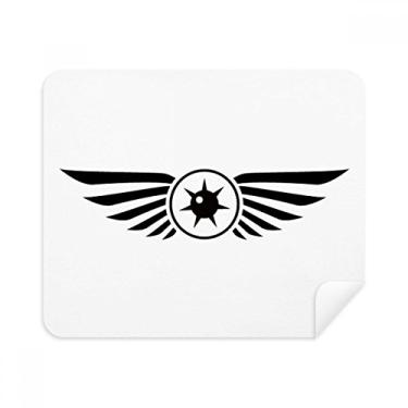 Imagem de Pano de limpeza Vector Eye preto decorativo pano de limpeza de tela 2 peças tecido de camurça