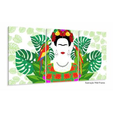Imagem de Quadro Decorativo Sala Quarto Escritório Frida Kahlo 120x60