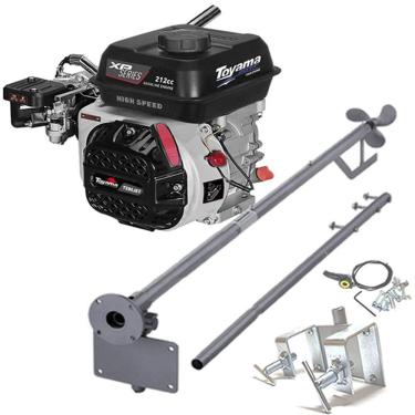 Imagem de Motor Barco TE80 JET Bote  Toyama + Rabeta Completa 1.70mt  4600RPM
