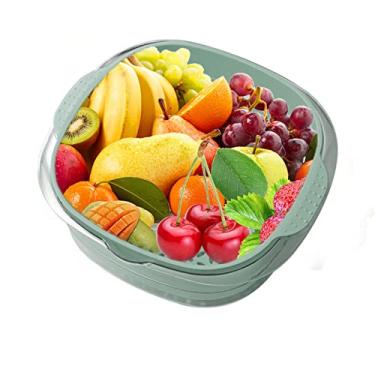Imagem de Coador Coador | 2-em-1 Kit cozinha e conjuntos tigela,cozinha Tigela macarrão Tigela frutas Escorredores, Mergulhe Lavar e escorrer Legumes e