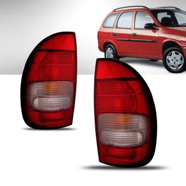 Imagem de Lanterna Traseira Corsa 4 Portas Wagon 1996 97 98 99 Fumê