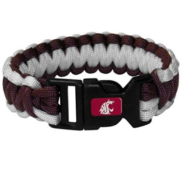 Imagem de NCAA Siskiyou Sports Fan Shop Washington State Cougars Survivor Bracelet tamanho único cor da equipe