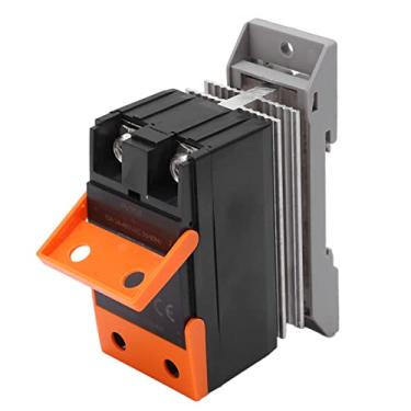 Imagem de relé monofásico de estado sólido DA Módulo de relé com dissipador de calor DC 3-32V Entrada AC 24-480V Saída, Relé de estado sólido,