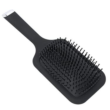 Imagem de Escova pente de cabelo, promove a circulação de pente de massagem prático para a maioria das pessoas para pente de cabelo e massagem (preto)