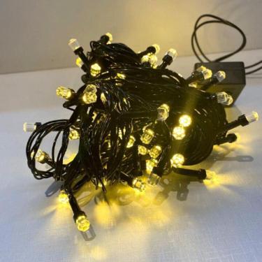 Imagem de Pisca Pisca Cordão 100 Lâmpadas Led 10M Cor Branco Quente