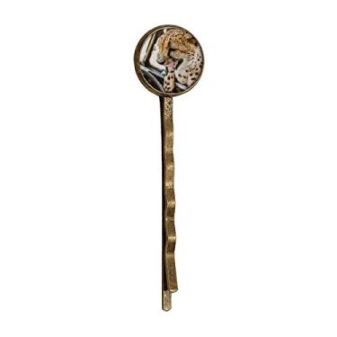 Imagem de Chapéu de cabelo de metal retrô de organismo terrestre animal selvagem leopardo retrô