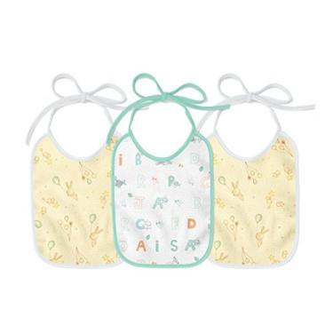 Imagem de Babador Felpudo e Plastificado para Bebê Papi 25cm X 19cm Contém 03 Un