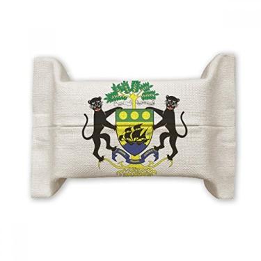 Imagem de Bolsa de linho de algodão com emblema nacional da África Gabonesa