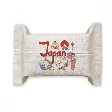 Imagem de Bolsa de linho de algodão com estampa de marco nacional do Japão