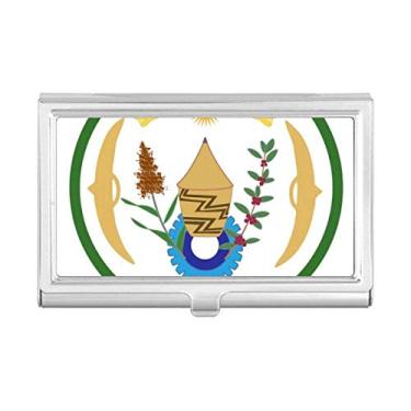 Imagem de Porta-cartão de visita com emblema nacional da África do Ruanda