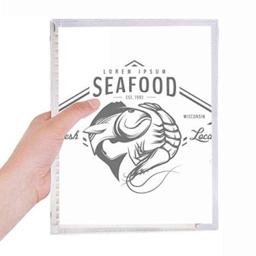 Imagem de Caderno de Organismo Marinho Peixe Marinho Folhas Soltas Diário Recarregável Diário Papelaria