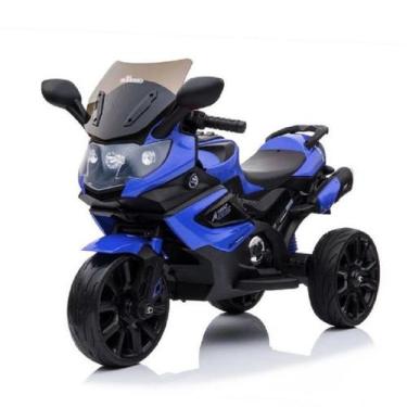 Imagem de Mini Veículo Moto Elétrica Infantil Azul 12V - Baby Style