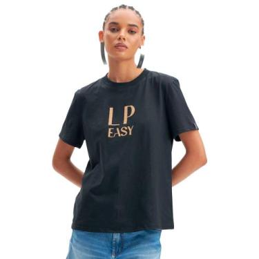 Imagem de Camiseta Estampado Easy Lança Perfume In23 Preto Feminino