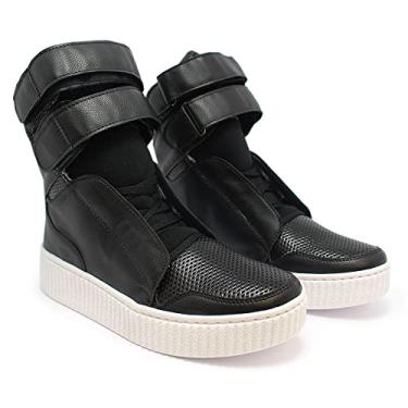 Imagem de Botinha Fitness Tênis Feminino Cano Alto Bota de Academia Crossfit Treino Musculação Dança