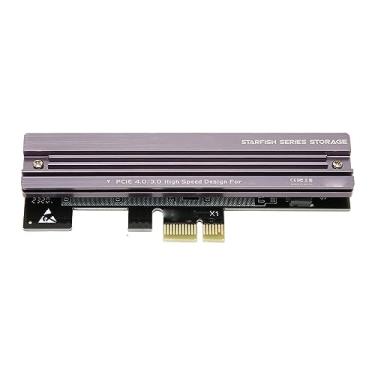 Imagem de M.2 NVMe SSD para Adaptador PCIe, Fácil Instalação X1 X4 X8 X16 750 MB/s NVMe SSD para Placa PCIe 4.0 Com Parafusos para Expansão