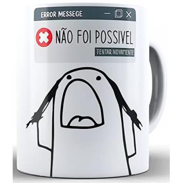 Imagem de Caneca Paciência Flork Meme 325 Ml De Porcelana