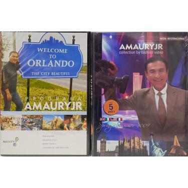 Imagem de Dvd Programa Amaury Jr Welcome To Orlando + Box 5 Dvd Collect
