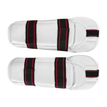 Imagem de Dynwave Taekwondo braço caneleiras taekwondo caneleira protetor acolchoado guarda respirável acolchoado equipamento de proteção para luta sparring, M