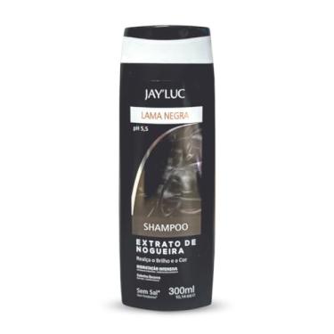Imagem de Jay'Luc Cosméticos Shampoo Lama Negra Jay Luc 300Ml Xampu De Cabelo Com Extrato De Nogueira Preto Cabelos Escuros Hidratação Intensiva