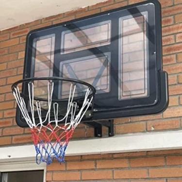 Imagem de Cesta De Basquete 43 Pol. X 30 Pol. Cesta De Basquete Montada Na Parede, Brinquedos Esportivos De Objetivo De Basquete Profissional Para Serviços Pesados ​​para Porta E Parede/pátio/garagem, Aro D
