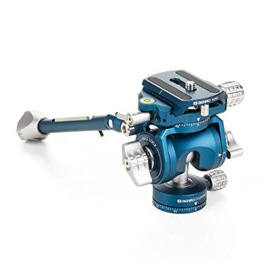 Imagem de Benro Cabeça de vídeo profissional para cineastas, controle de fluido suave, panorâmica e inclinação estável, configuração rápida para câmeras DSLR, mirrorless e cinema, construção resistente