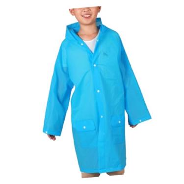 Imagem de WHAMVOX poncho jaqueta de chuva infantil jaquetas de chuva para crianças capa de chuva para crianças roupa de chuva infantil capa de chuva infantil com capuz ar livre filho