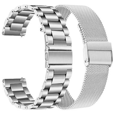 Imagem de Pulseira de aço inoxidável para Kospet  M2  ROCK  GTO Smart Watch Band  pulseira de liberação