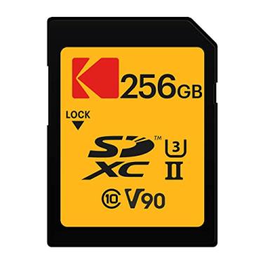 Imagem de Kodak Cartão de memória SDXC 256 GB UHS-II U3 V90 Ultra Pro - Até 300 MB/s velocidade de leitura e 270 MB/s velocidade de gravação