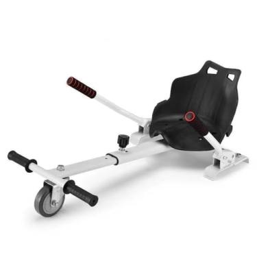 Imagem de CIADAZ Acessório de assento Hoverboard para todos os acessórios de scooters de equilíbrio de kart de 6 "-10" Hover Board com controle manual da roda traseira