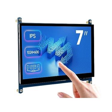 Imagem de Waveshare 7inch HDMI LCD (C) Capacitive Touch Screen Display Supports Various Systems for All Ver. Raspberry pi 3 Model B/3 B+ 2B/B+/B/A BeagleBone Black Banana Pi/Pro Video Photo Kit